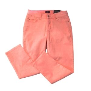 Nydj ankle lift tuck sherbert jeans size 6P
